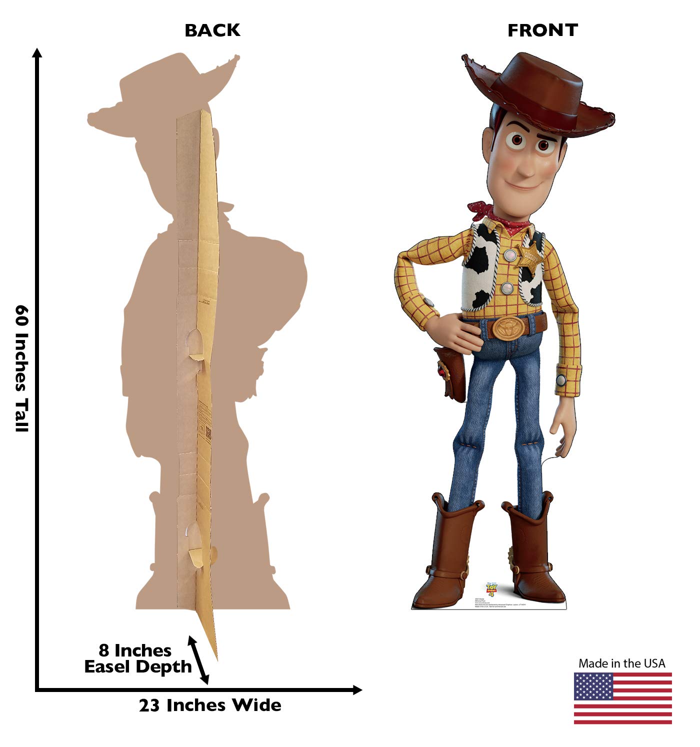 Amazon.com: Cardboard People Woody Life Size Cardboard Cutout